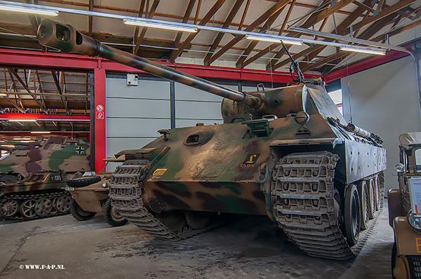 Panzer V Panther Tank Ausf. A Sd.Kfz.171   ll01  Panzermuseum  Munster, Germany.   16-01-2022