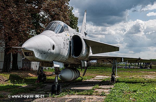 Saab AJSF-37 Viggen  56-F-21  c/n-'37957  Swedish Air Force  Kbely (LKKB) - 23-08-2009