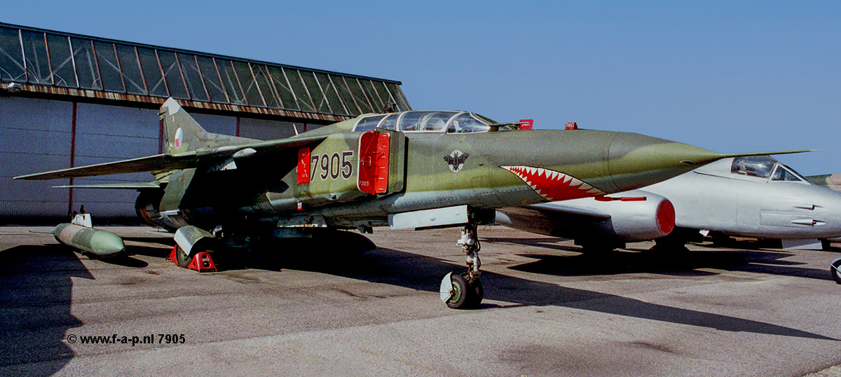 Mikoyan-Gurevich MiG-23UB     7905   c/n-A1037905   Czech Republic - Air Force    Prague Kbely Air Base - LKKB