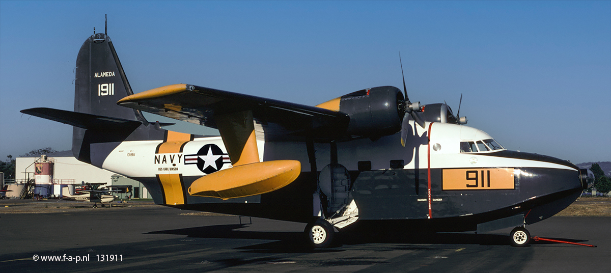 Grumman HU-16C Albatross  131911  N416C  c/n-296 Ex US-Navy  Pacific Coast Air Museum Santa Rosa California, United States 08-1998