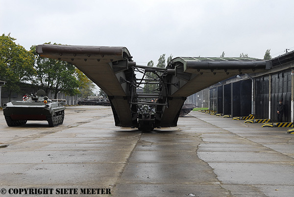 BLG-67M2  bridgelaying vehicle on a T-55 Chassis     UBS-3777  Szczecin 05-10-2006