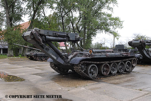 BLG-67M2 Armoured vehicle-launched bridge on a T-55 Chassis   The UBS- 058545  Szczecin 05-10-2006