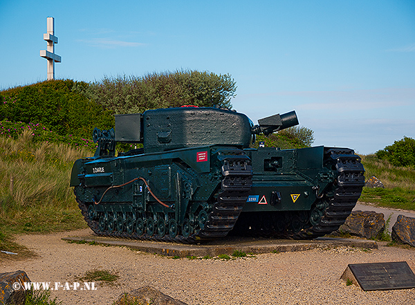 Churchill Avre   0f the 77 Armoured engineer Squadron  Normandy 