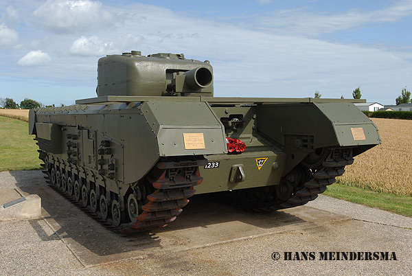 Churchill Avre   0f the 77 Armoured engineer Squadron  Normandy 14-07-2009 