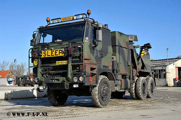 DAF YBZ-3300    KR-40-60   Bison excercise  Harlingen  22-2-2014