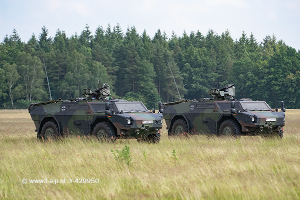 Fennek  Wheeled Armed Reconnaissance Vehicle  Y-429950 of the Heer  At Faberg 08-06-2024