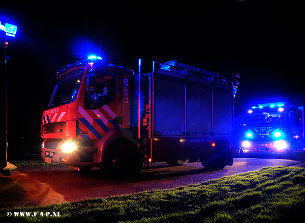 Daf-LF   BM-HP-4  2  Fire Tender in Franeker 20-11-2015