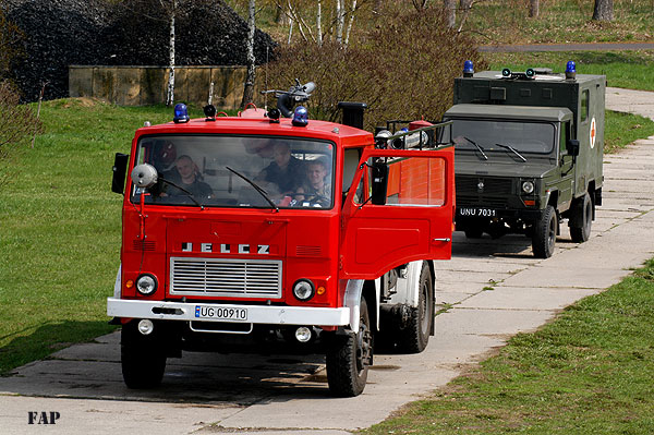 Jelcz  Fire Tender  No: UG0091  Leznica Wielka, Home of 37th  Air Squadron 24-04-2006