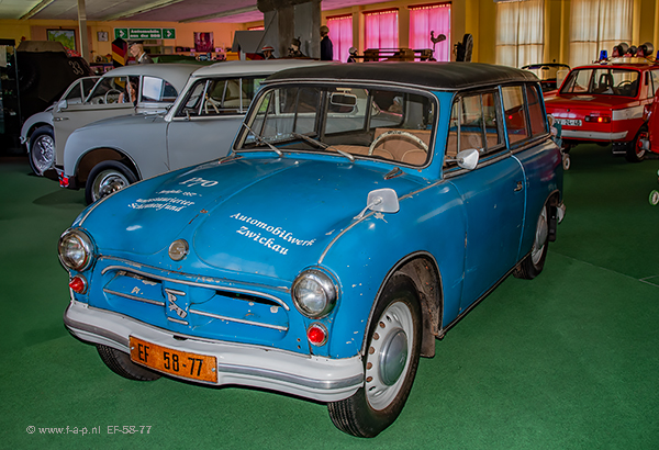 AWZ SACHSENRING  P70 "Zwickau" Trabant Kombi    EF-98-77   Ostdeutsches Fahrzeug Museum-Bennenckenstein 27-06-2024