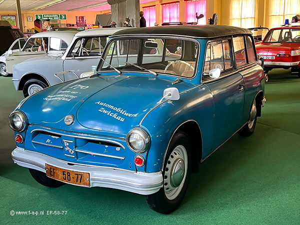 AWZ SACHSENRING  P70 "Zwickau" Trabant Kombi    EF-98-77   Ostdeutsches Fahrzeug Museum-Bennenckenstein 27-06-2024