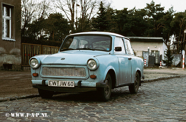 Trabant P 601  Finow 14-04-1993 my first photograph Trabant