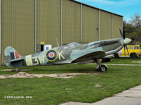 Supermarine Spitfire Mk.IX replica  3W-K No Registration at The Militair Museum at Aviodrome Lelystad