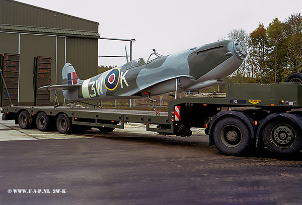 Supermarine Spitfire Mk.IX replica  3W-K No Registration at The Militair Museum at Aviodrome Lelystad