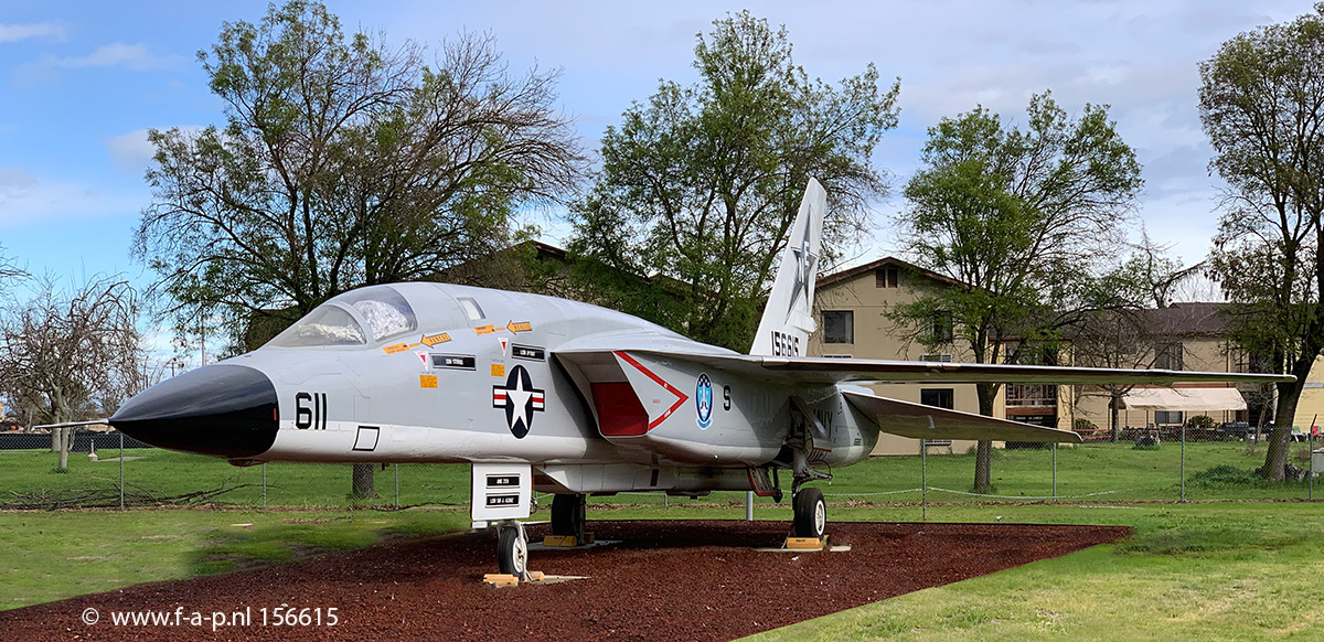 North American RA-5C Vigilante  156615 - NE-611  c/n-316-8   On display at the Castle Air Museum, Atwater, CA. 16-02-2019