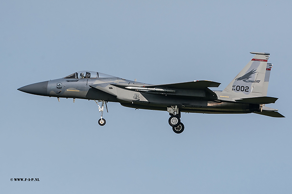 McDonnell Douglas F-15C  84-002   123rd FS  Redhawks / 142nd FW - Oregon ANG - Portland ANGB at Leeuwarden 2018