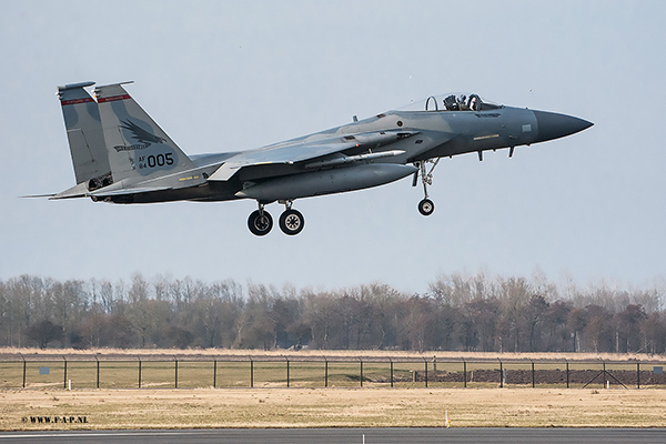 McDonnell Douglas F-15C  84-005  123rd FS  Redhawks / 142nd FW - Oregon ANG - Portland ANGB at Leeuwarden 2018