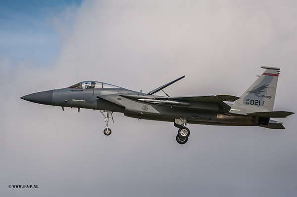 McDonnell Douglas F-15C  84-021   123rd FS  Redhawks / 142nd FW - Oregon ANG - Portland ANGB at Leeuwarden 2018