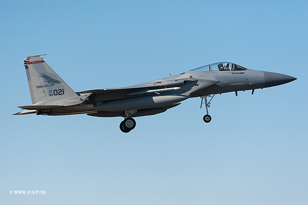 McDonnell Douglas F-15C  84-021   123rd FS  Redhawks / 142nd FW - Oregon ANG - Portland ANGB at Leeuwarden 2018