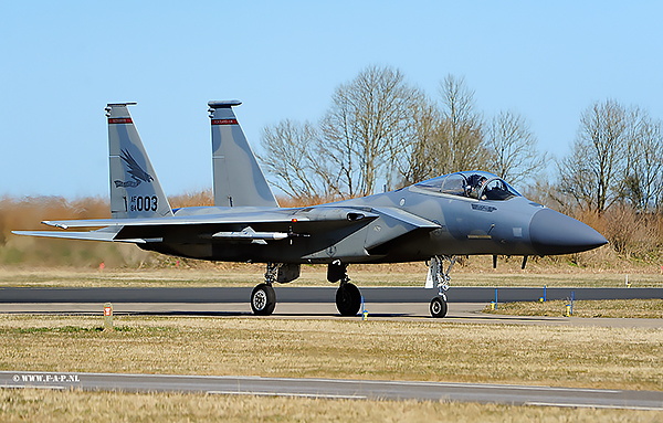 McDonnell Douglas F-15C  84-003  123rd FS Redhawks / 142nd FW - Oregon ANG - Portland ANGB at Leeuwarden 2018