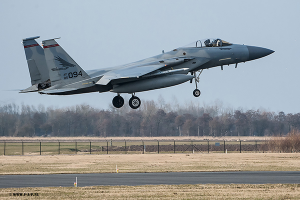 McDonnell Douglas F-15C  85-094   123rd FS Redhawks / 142nd FW - Oregon ANG - Portland ANGB at Leeuwarden 2018