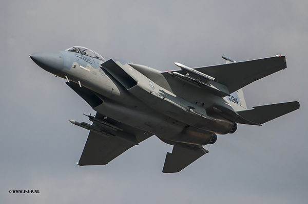 McDonnell Douglas F-15D  85-134 MA, 131 Fighter Squadron, 104 Fighter Wing, Massachusetts Air National Guard, Leeuwarden. 2018