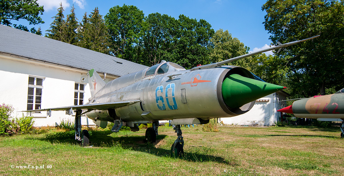  Mikoyan-Gurevich MiG-21SMT     60   c/n-N50022121 &nbsp;968 IAP  Altenburg Nobitz  07-08-2020