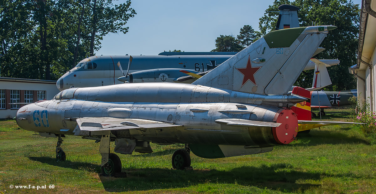  Mikoyan-Gurevich MiG-21SMT     60   c/n-N50022121 &nbsp;968 IAP  Altenburg Nobitz  07-08-2020
