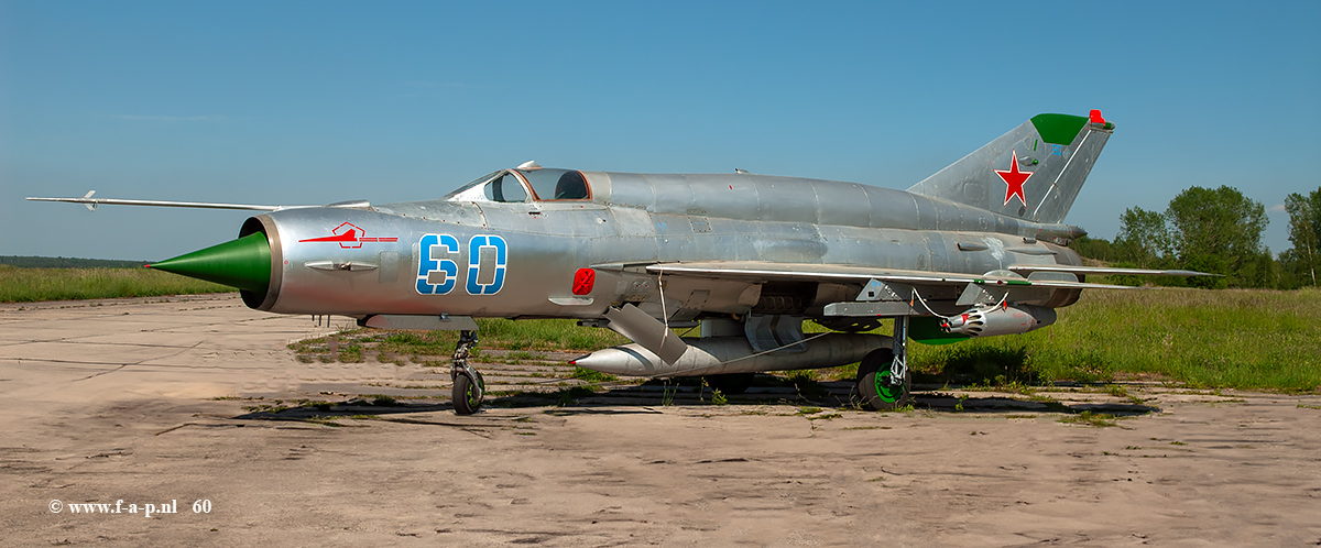  Mikoyan-Gurevich MiG-21SMT     60   c/n-N50022121 &nbsp;968 IAP  Altenburg Nobitz  21-05-2007