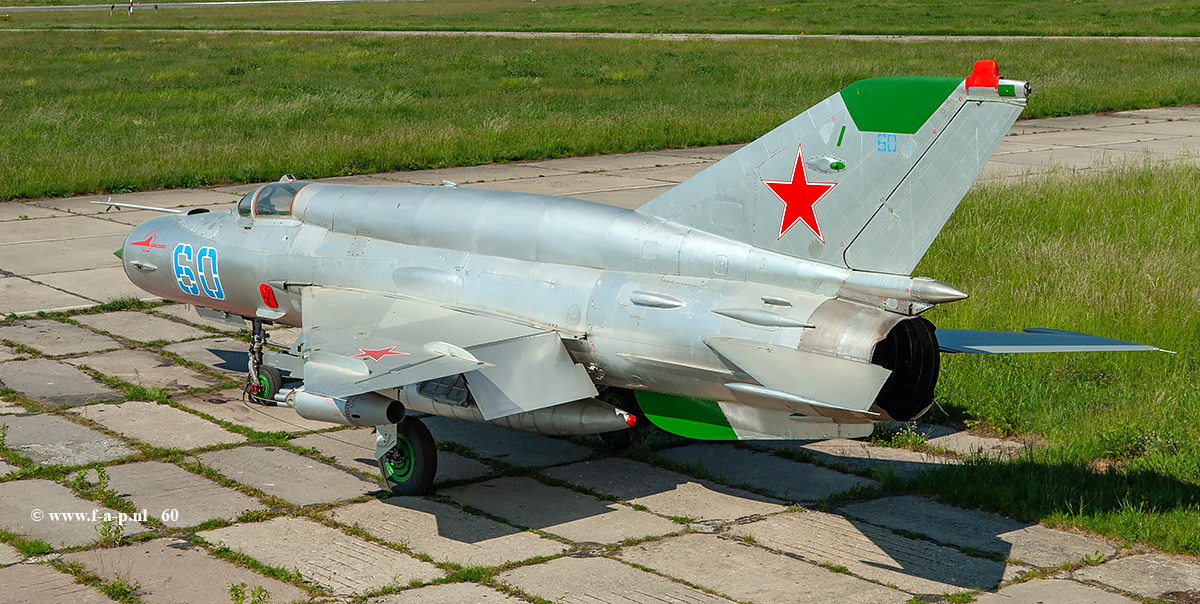  Mikoyan-Gurevich MiG-21SMT     60   c/n-N50022121 &nbsp;968 IAP  Altenburg Nobitz  21-05-2007