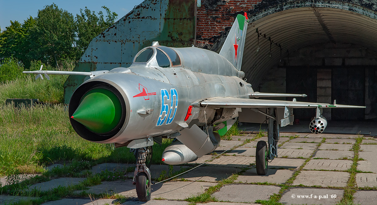  Mikoyan-Gurevich MiG-21SMT     60   c/n-N50022121 &nbsp;968 IAP  Altenburg Nobitz  21-05-2007