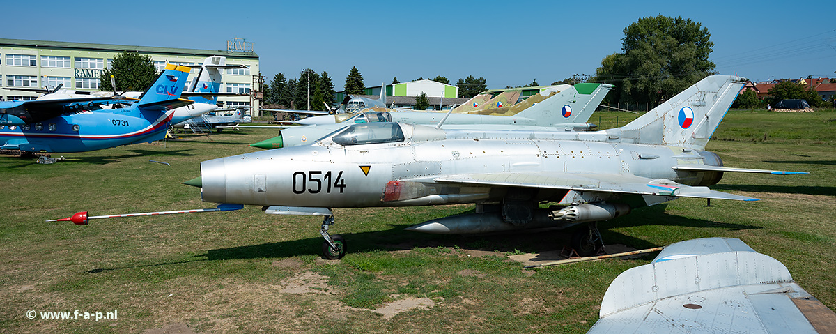 Aero S-106 (MiG-21F-13)  0514   c/n 660514    Czechoslovakia - Air Force Uhersk� Hradi�tě - Kunovice  16-08-2025