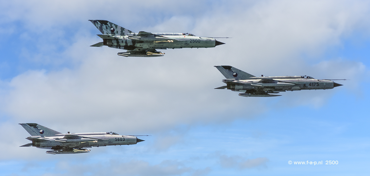 Mikoyan-Gurevich MiG-21MFN     2500                                and 4175, 5603 Czechoslovakia - Air Force  Hradec-Kralove  01-09-2002 