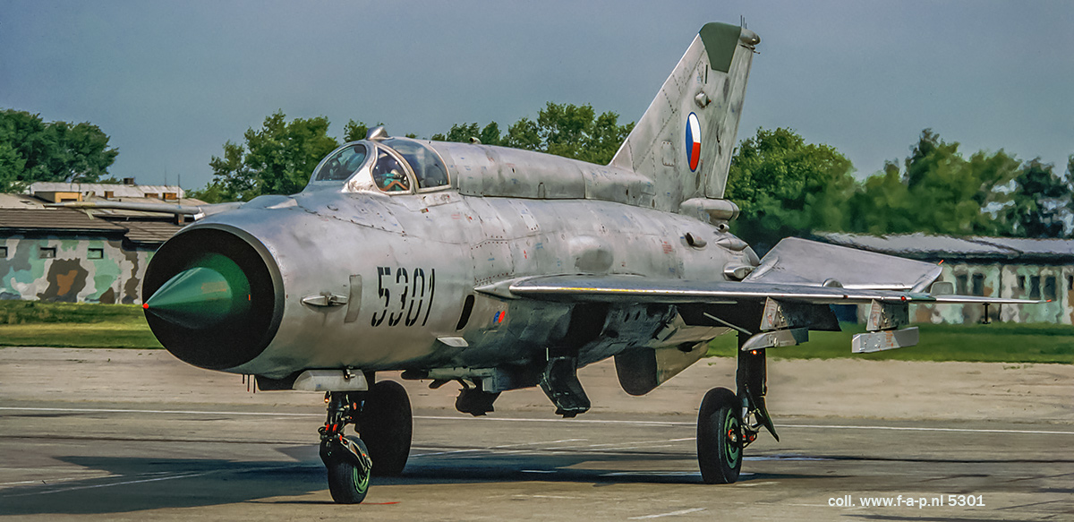 MiG-21-MF  5301  Czech Air Force Źatec AB