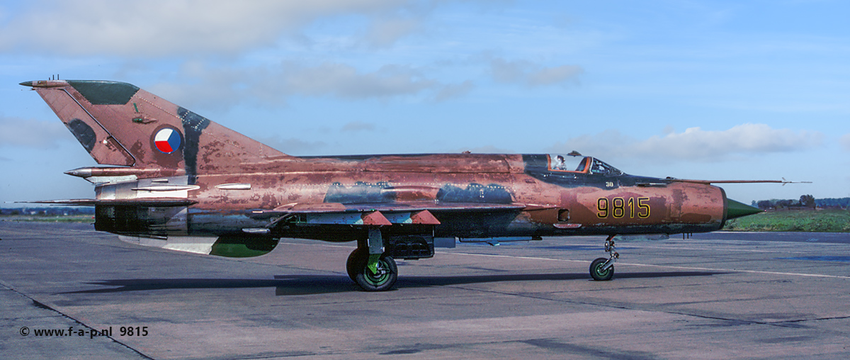 Mikoyan-Gurevich  MiG 21 MF     9815   c/n-969815     Czechoslovakia - Air Force 