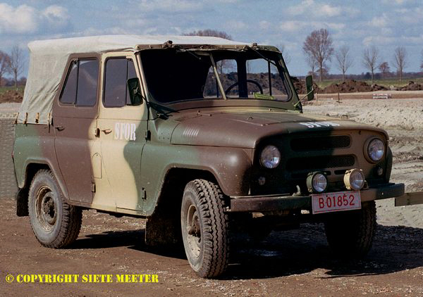 Uaz-469    B-01852  Bulgarian  Mechanize  Brigade / Bizon Preparation 2. Steenwijk  24-03-2002