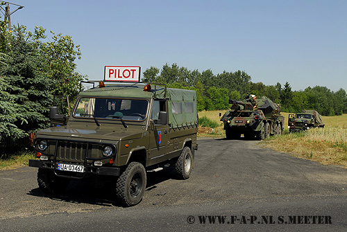Line up of equipment of the  2-nd Artyllery Regiment.  Choszczno  03-07-2008 